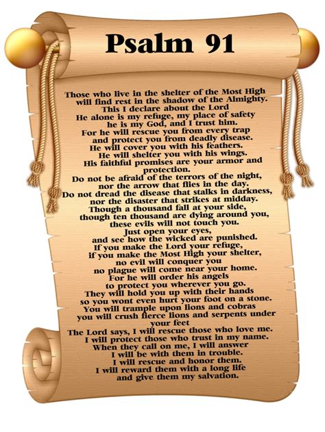 bible psalm 91 in english